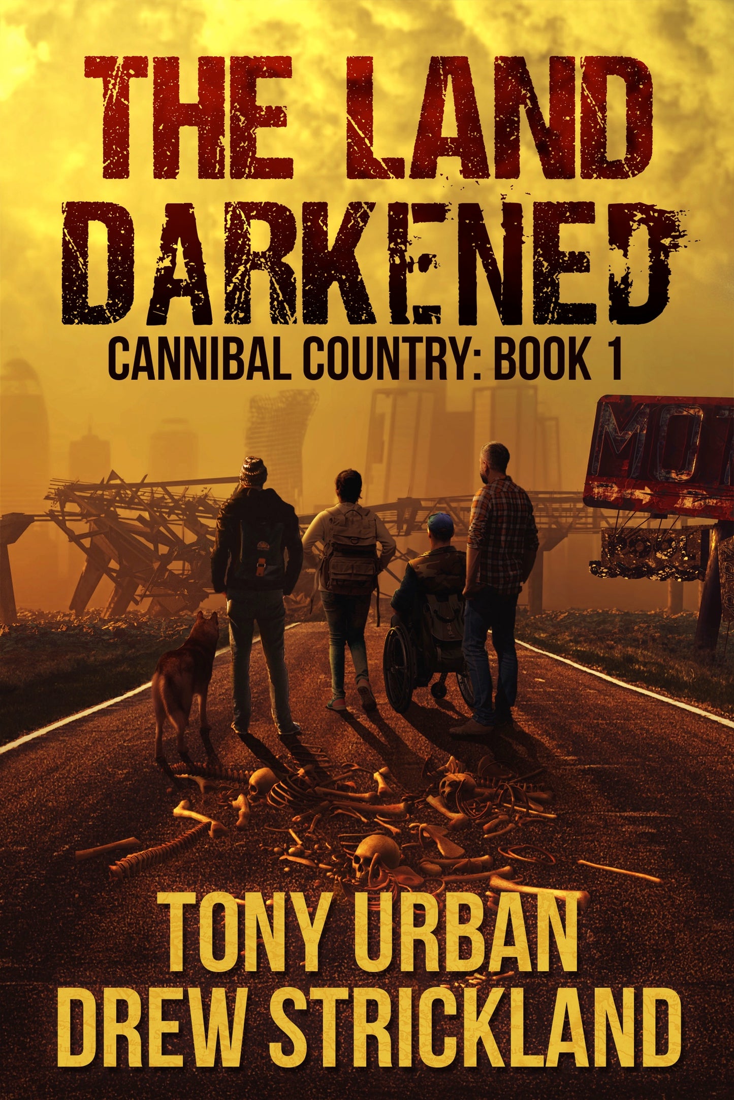The Land Darkened - signed paperback